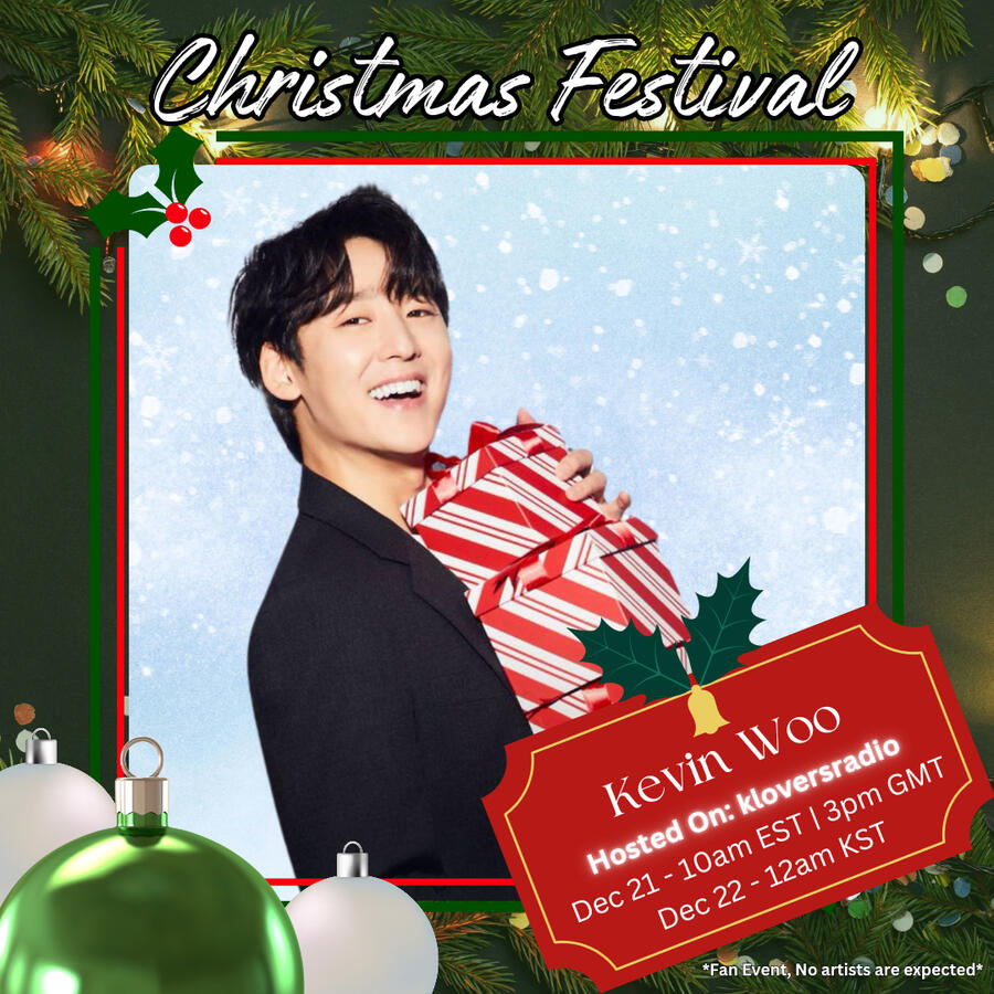 Christmas Festival Group Stations Event Line-up on Stationhead - Kevin Woo Christmas Festival Group Stations Event Line-up on Stationhead - Kevin Woo