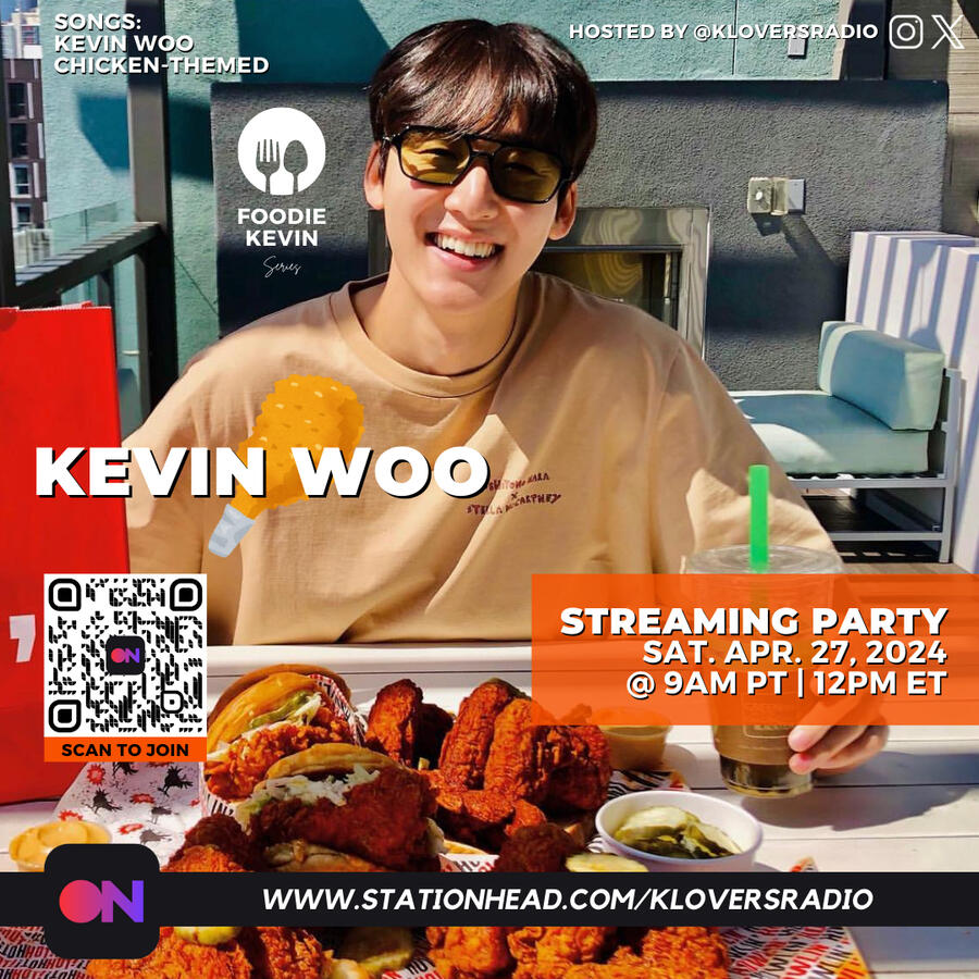Foodie Kevin Woo Stationhead Streaming Party with Chicken