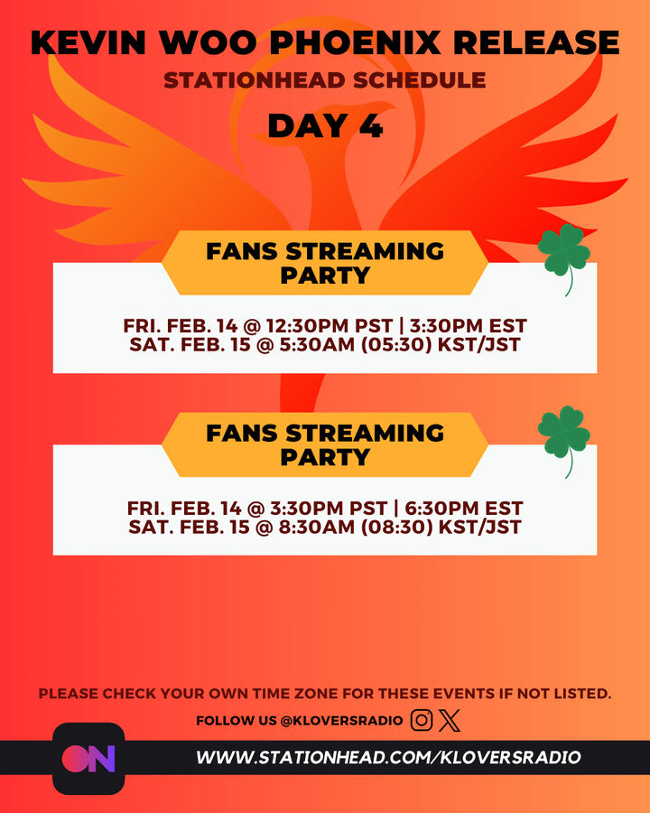Kevin Woo Stationhead Streaming Party Kevin Woo Stationhead Streaming Party