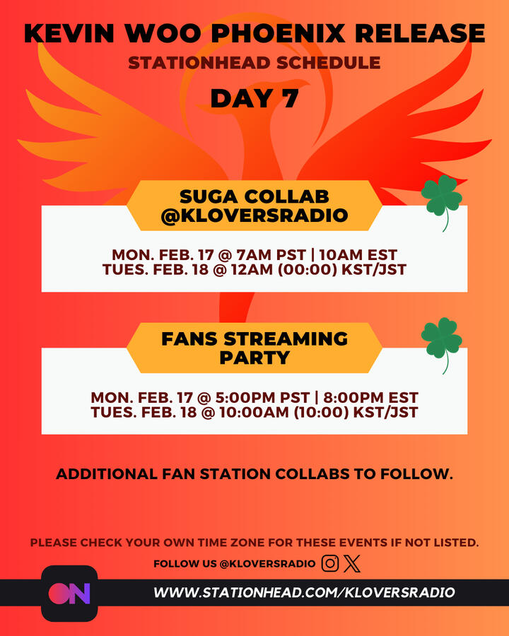 Kevin Woo Stationhead Streaming Party Kevin Woo Stationhead Streaming Party