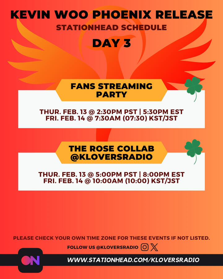 Kevin Woo Stationhead Streaming Party Kevin Woo Stationhead Streaming Party