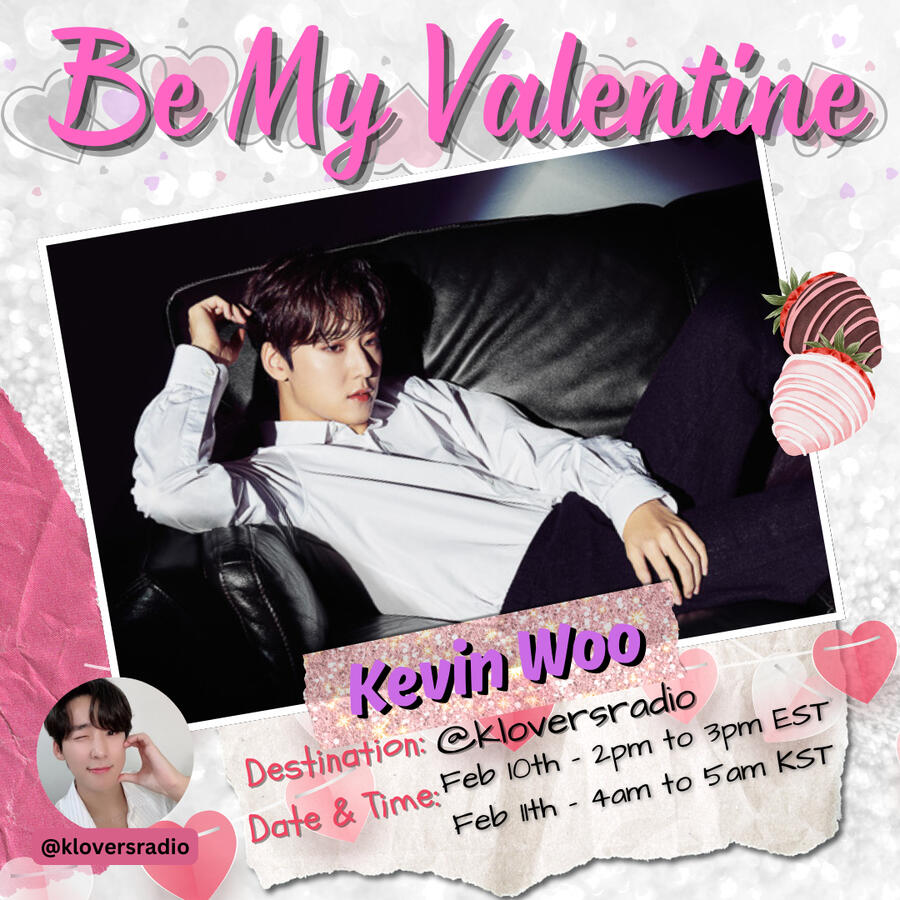 Valentine's Day Group Stations Event on Stationhead - Kevin Woo Valentine's Day Group Stations Event on Stationhead - Kevin Woo