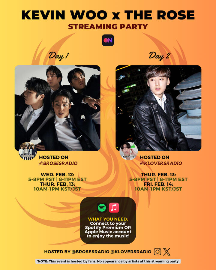 Kevin Woo and The Rose Stationhead Streaming Party Kevin Woo and The Rose Stationhead Streaming Party
