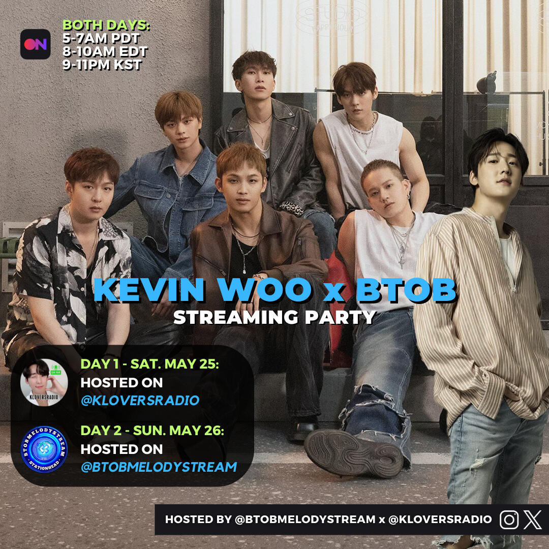 Kevin Woo and BTOB Stationhead Streaming Party