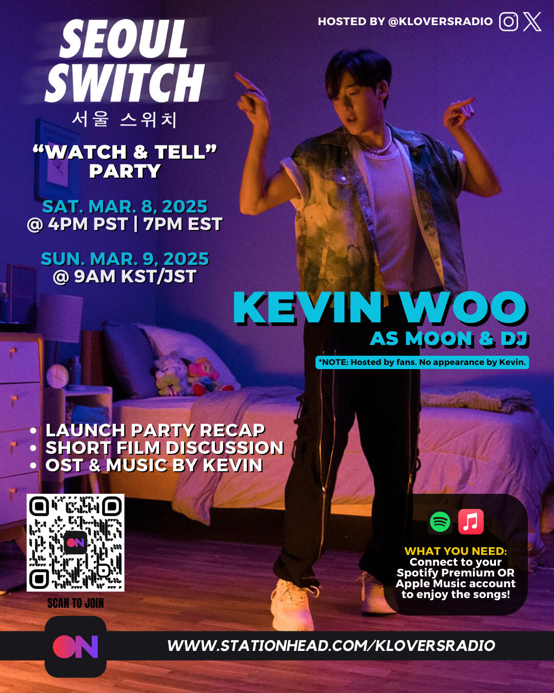 Kevin Woo Seoul Switch Launch Party Recap and Short Film Discussion