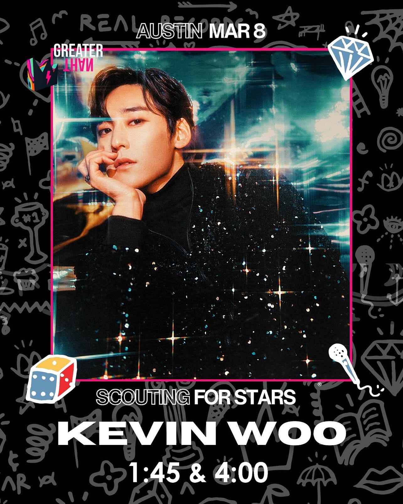 Kevin Woo in Austin, Texas at Barton Creek Square on Saturday, March 8, 2025 Kevin Woo in Austin, Texas at Barton Creek Square on Saturday, March 8, 2025
