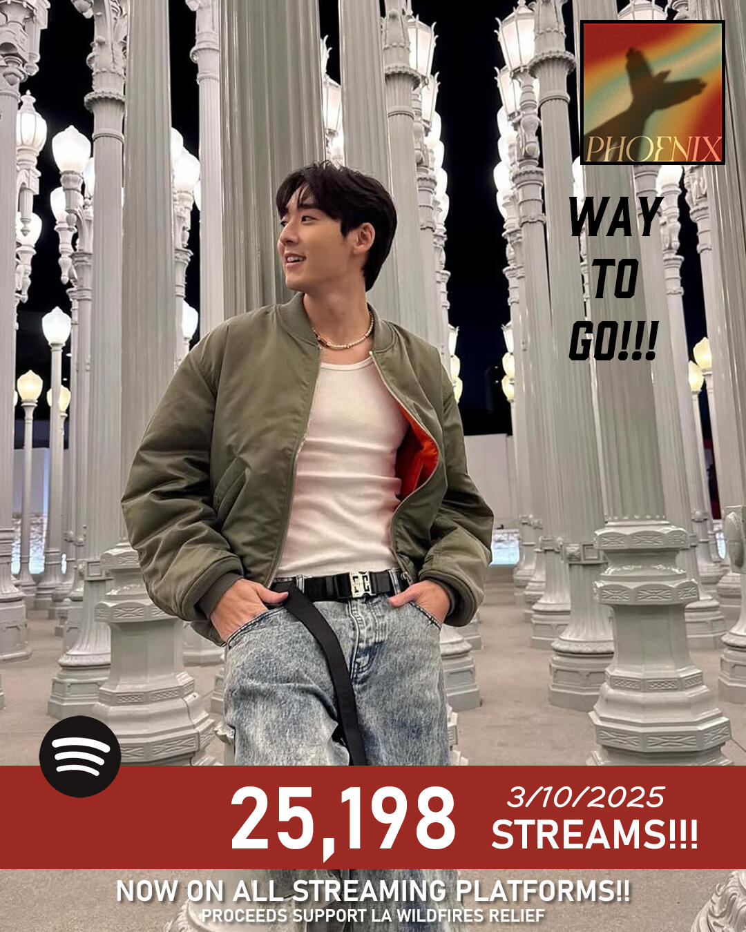 Kevin Woo Phoenix Single 25K on Spotify