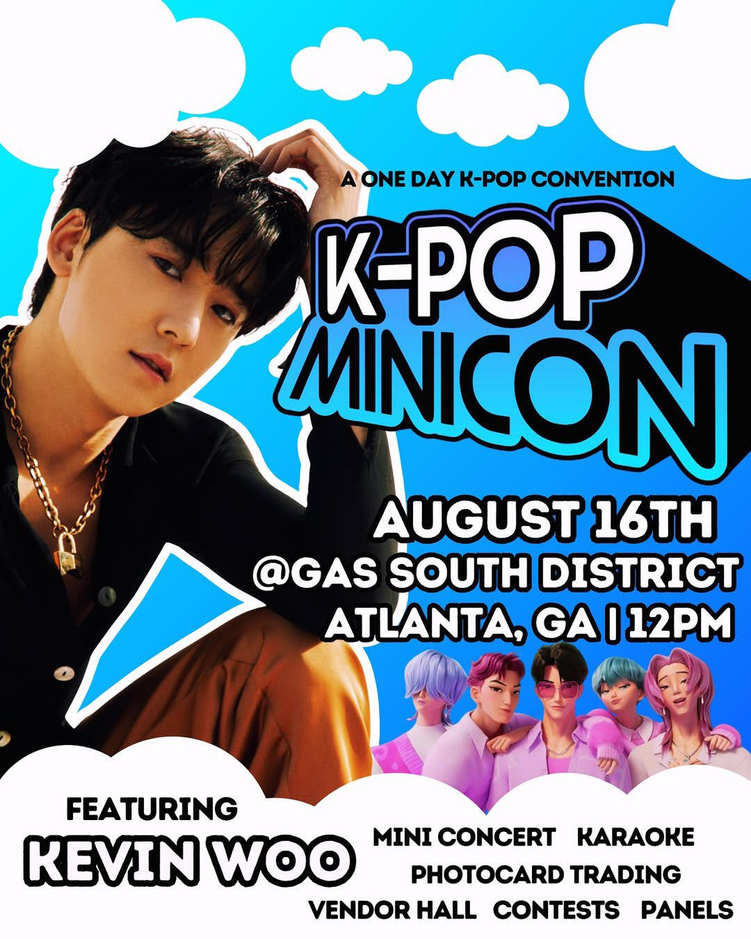 Kevin Woo at K-Pop Minicon in Atlanta