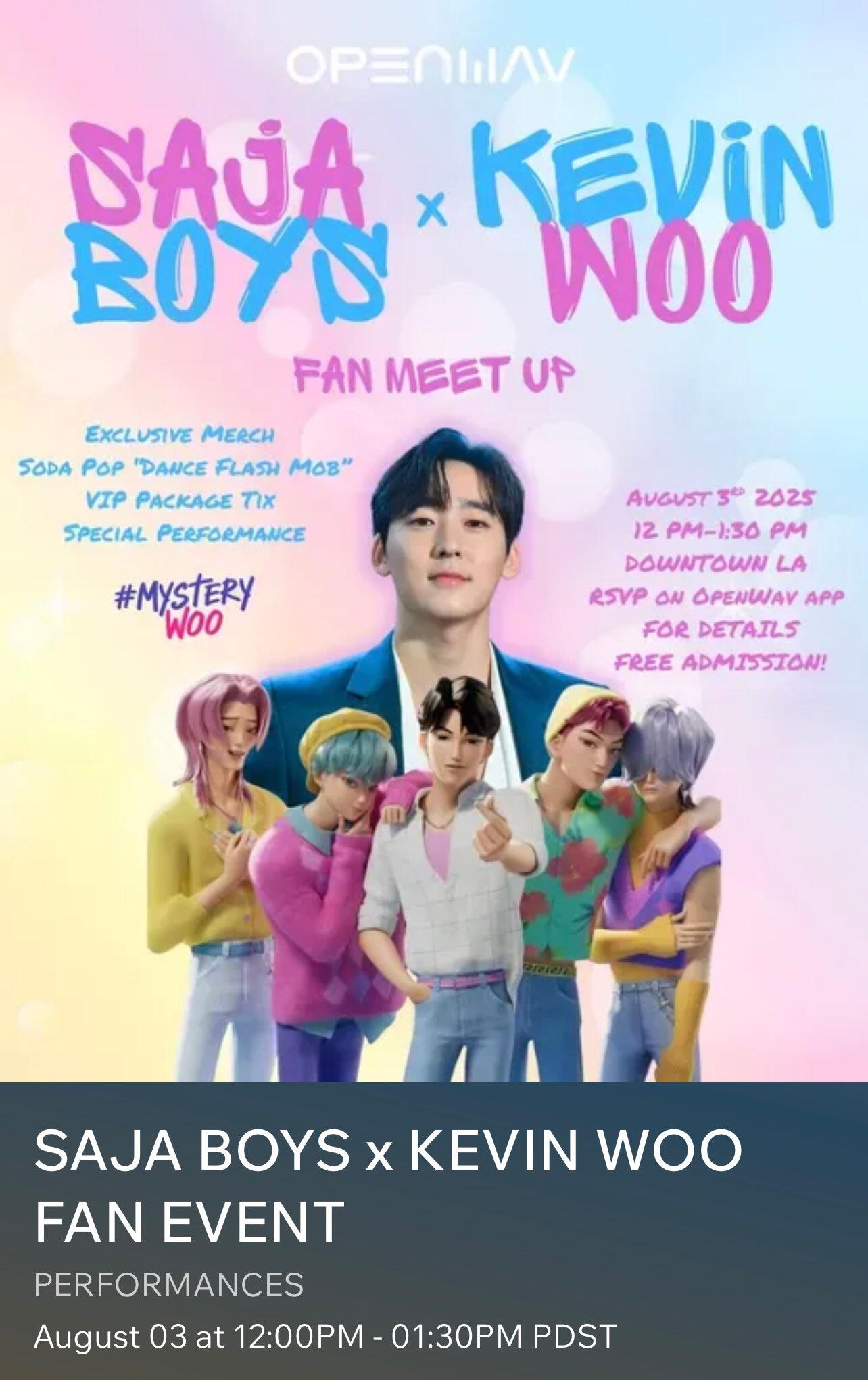Kevin Woo Fanmeeting in Los Angeles